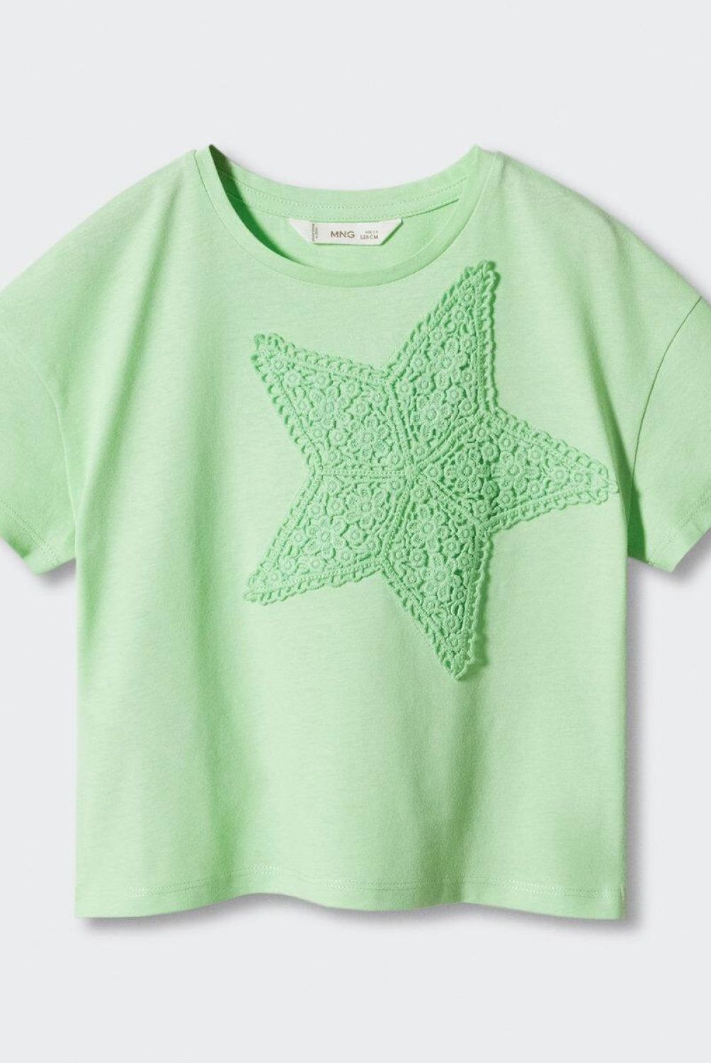 MANGO KIDS - Polera Estrellas Bordadas Frida Niña Mango Kids