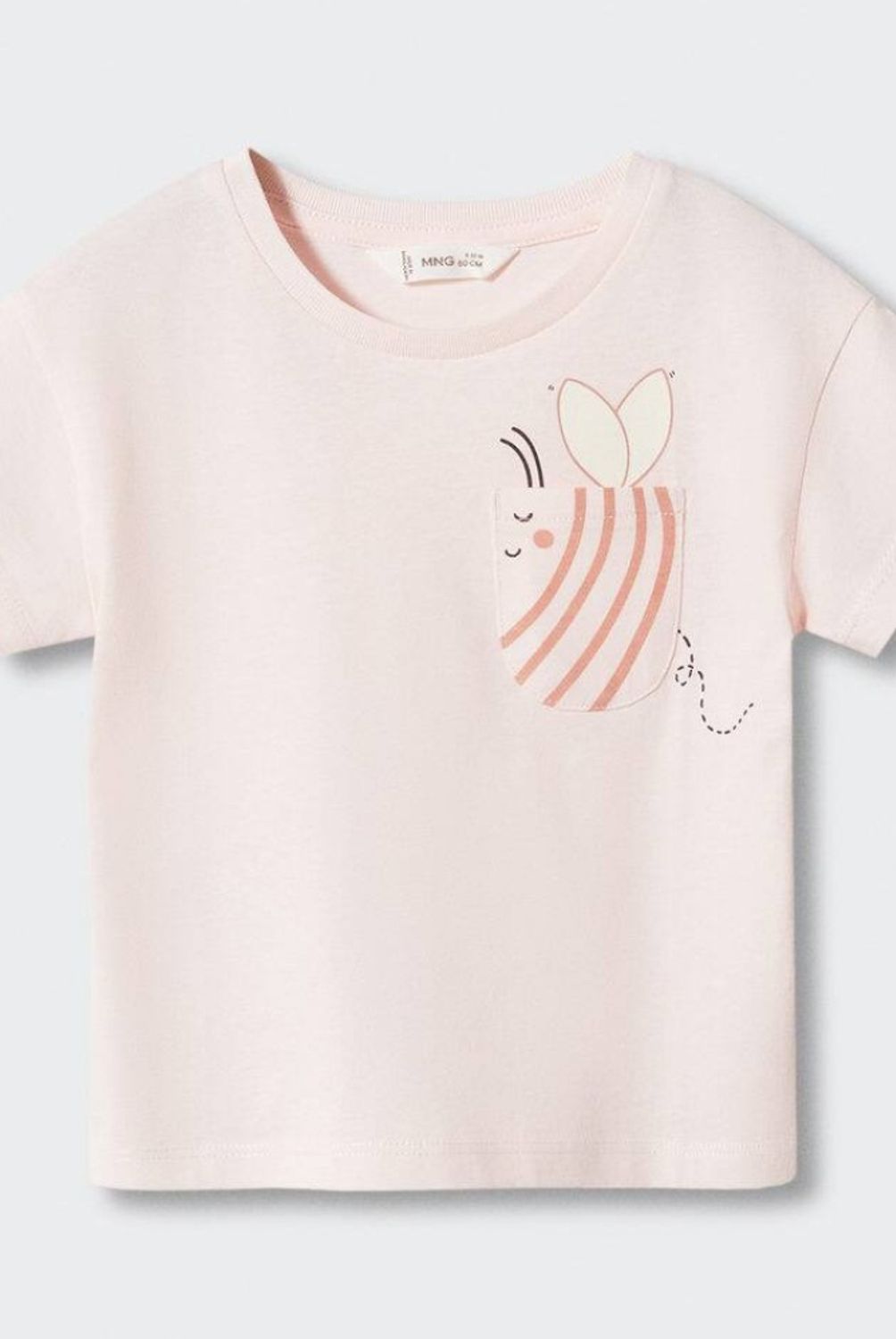 MANGO KIDS - Polera Algodón Dibujo Maya Bebe Mango Kids
