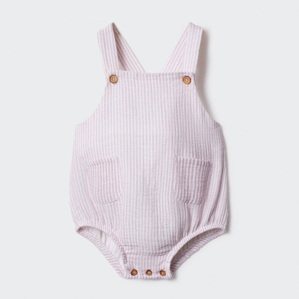 MANGO KIDS - Enterito Algodón Rayas Thomas Bebé Niña Mango Kids