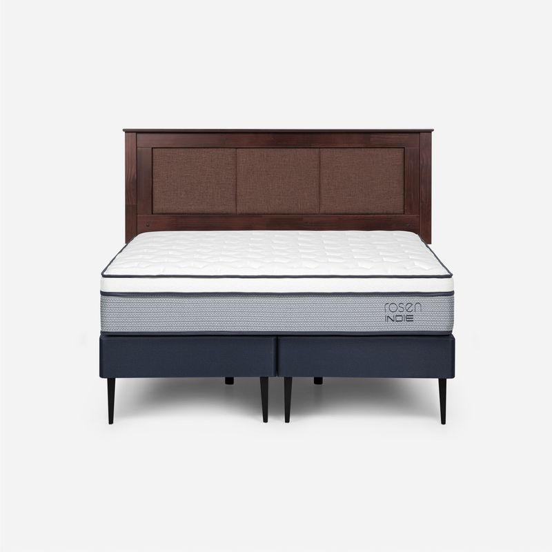 ROSEN - Cama Indie 2 Plazas Base Dividida Resp Rachel Rosen