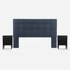 ROSEN - Set De Muebles Issey Grafito King
