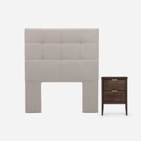Set Muebles Issey Niebla 1.5 Plazas