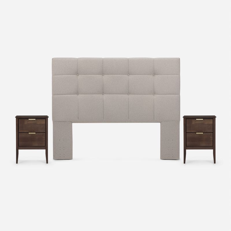 ROSEN - Set Muebles Issey Niebla 2 Plazas Rosen