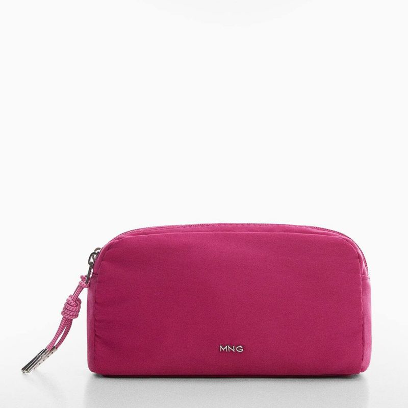 MANGO - Neceser Nylon Doble Cremallera Mujer Mango