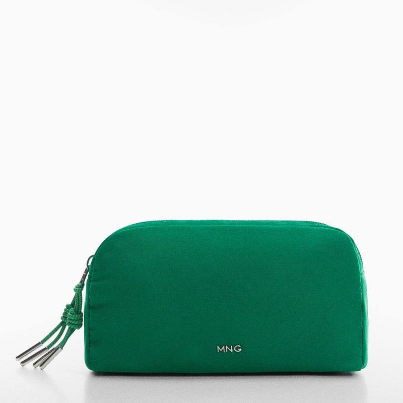 MANGO - Neceser Nylon Doble Cremallera Mujer Mango