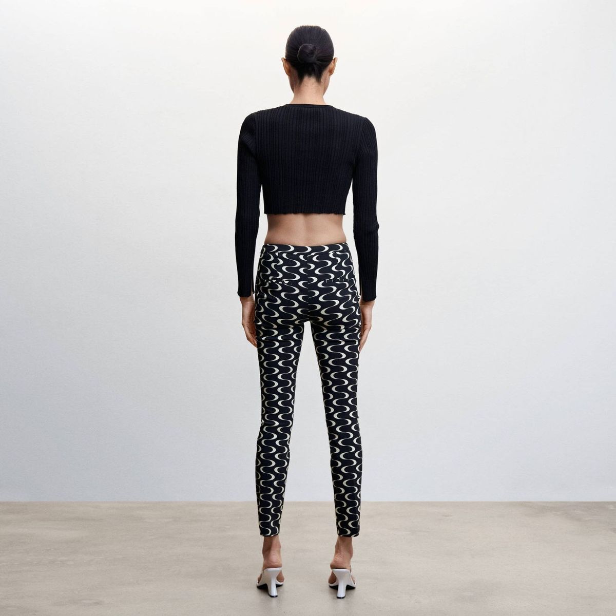 MANGO - Pantalón Skinny Crop Mujer Mango