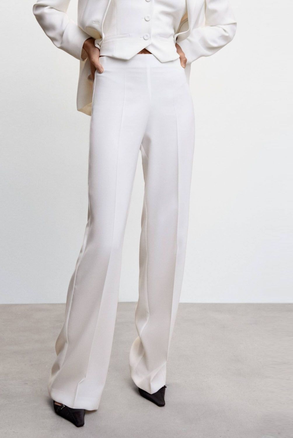 MANGO - Pantalón Palazzo Mujer Mango