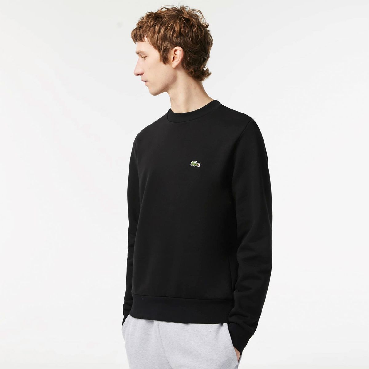 LACOSTE - Poleron Manga Larga Algodón Hombre Lacoste