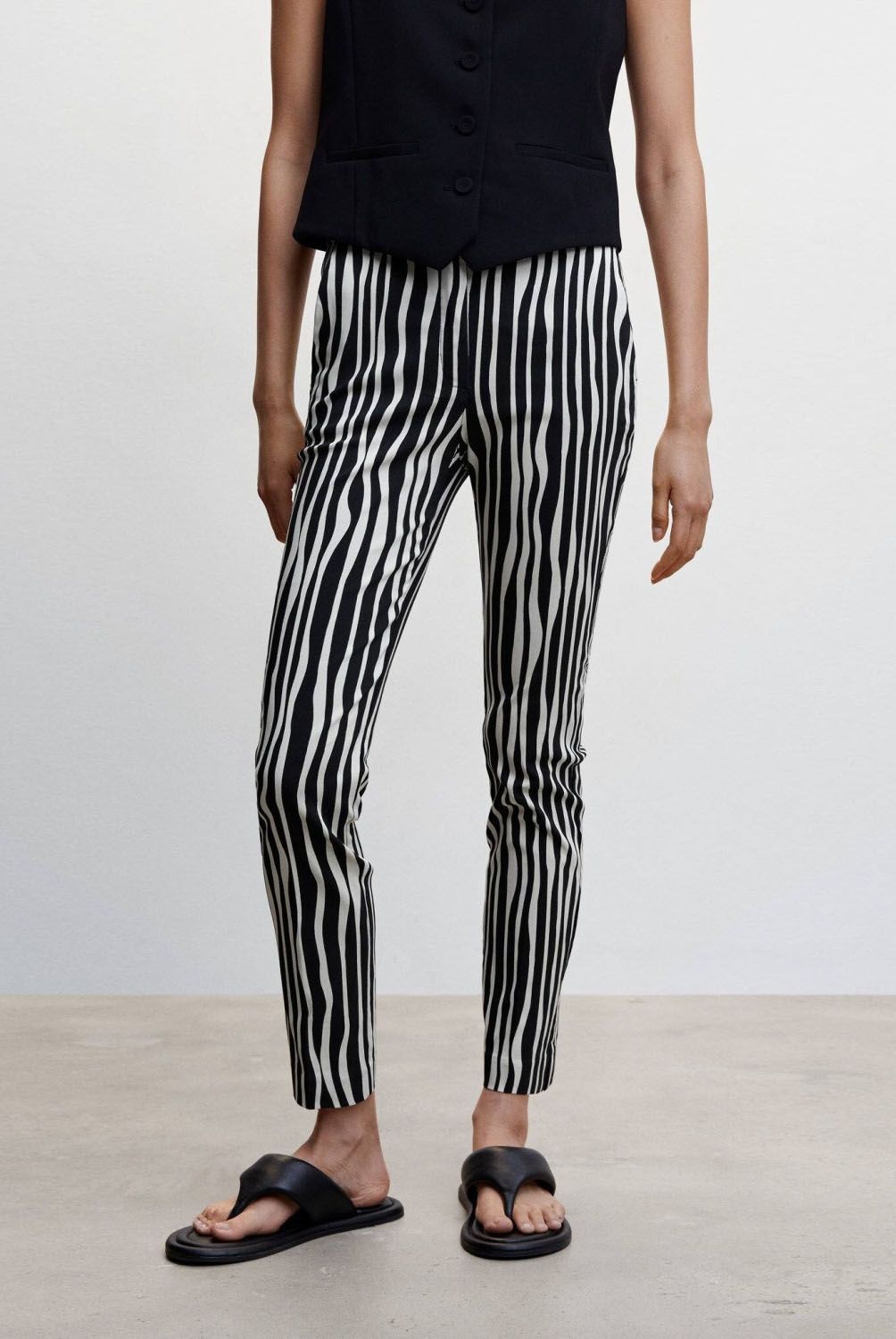 MANGO - Pantalón Skinny Crop Mujer Mango