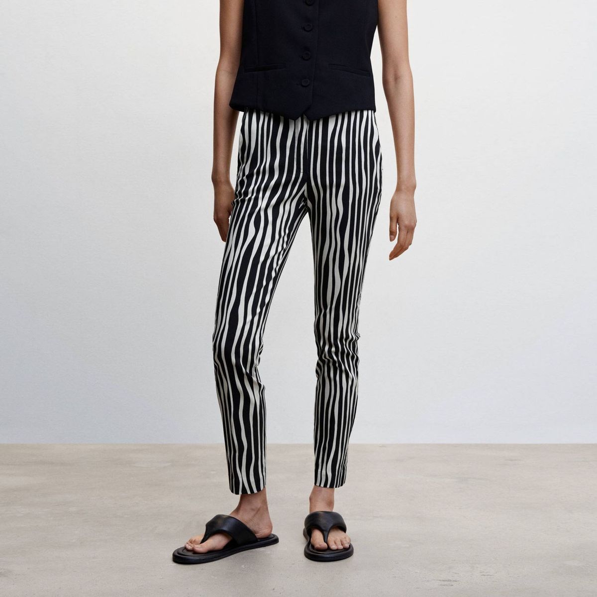 MANGO - Pantalón Skinny Crop Mujer Mango