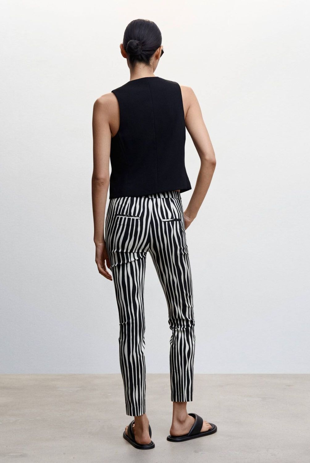 MANGO - Pantalón Skinny Crop Mujer Mango