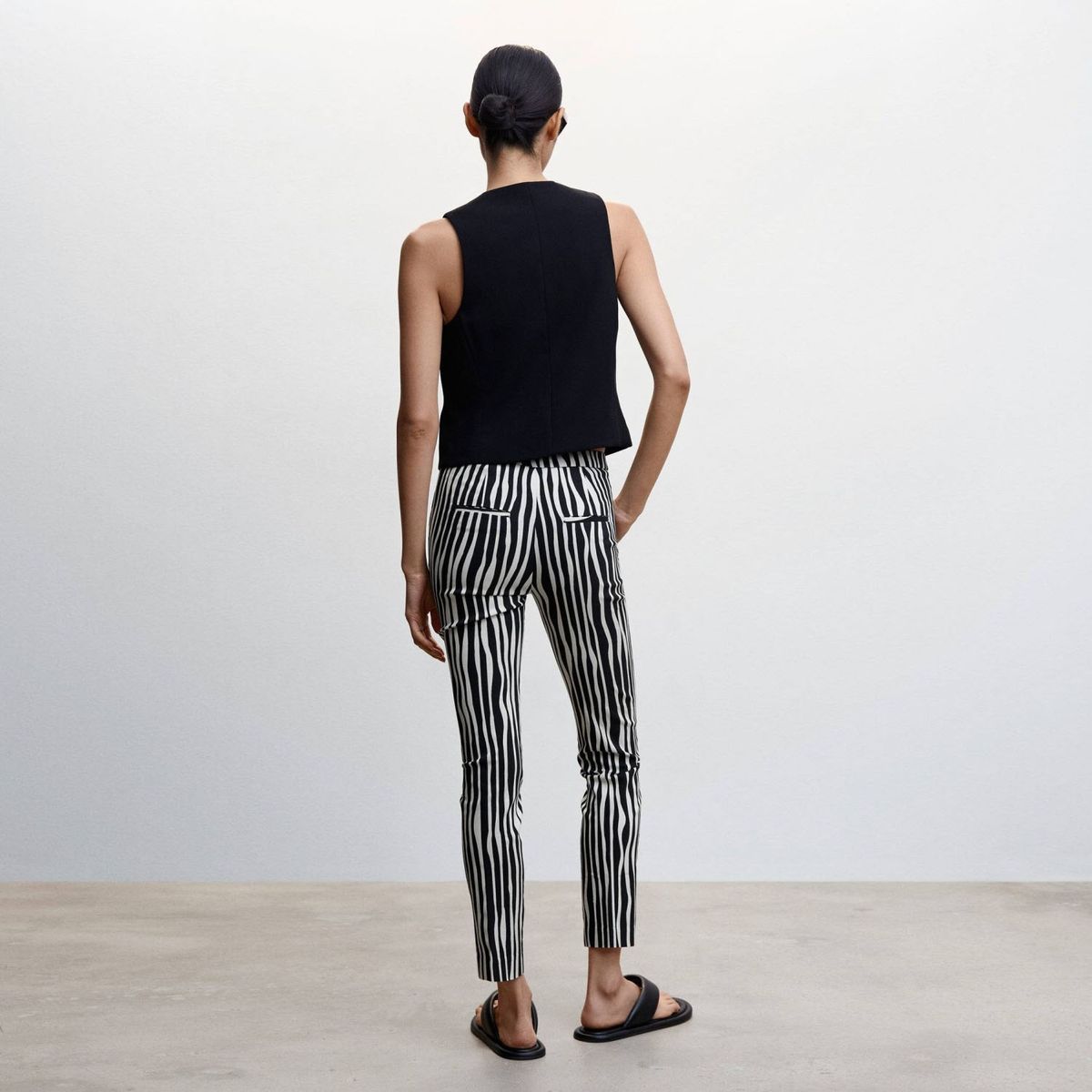 MANGO - Pantalón Skinny Crop Mujer Mango