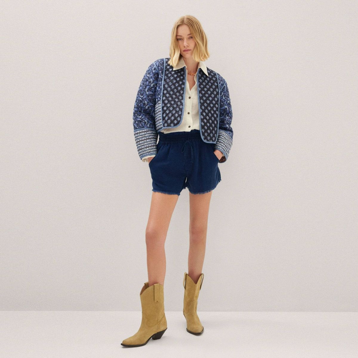 MANGO - Chaqueta Acolchada Reversible Mujer Mango