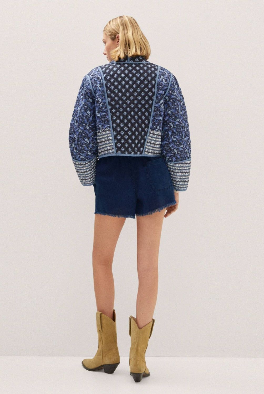 MANGO - Chaqueta Acolchada Reversible Mujer Mango