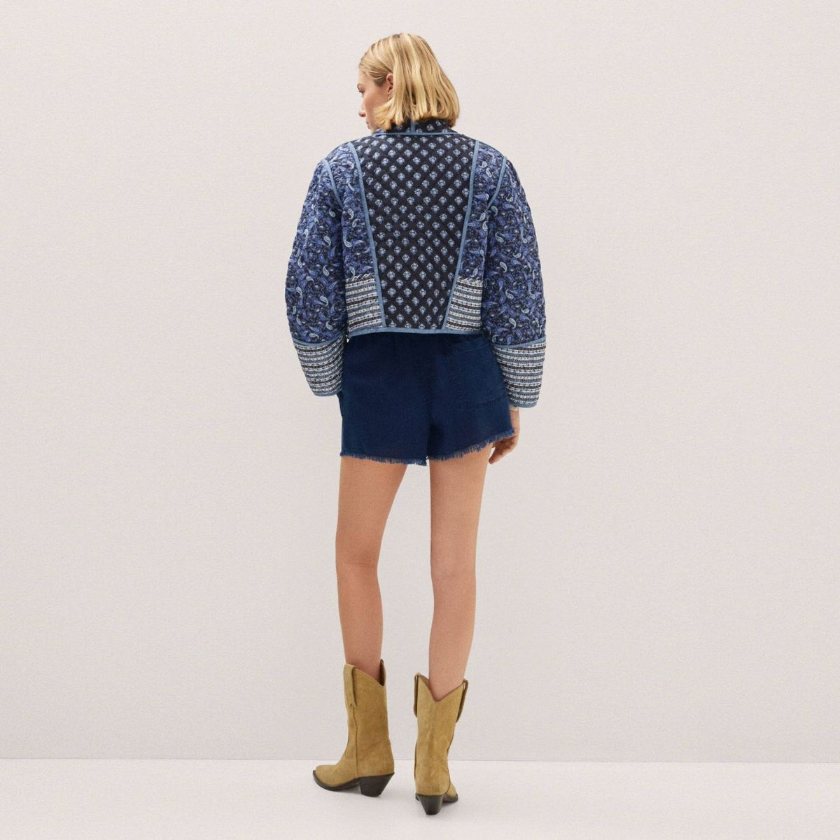 MANGO - Chaqueta Acolchada Reversible Mujer Mango