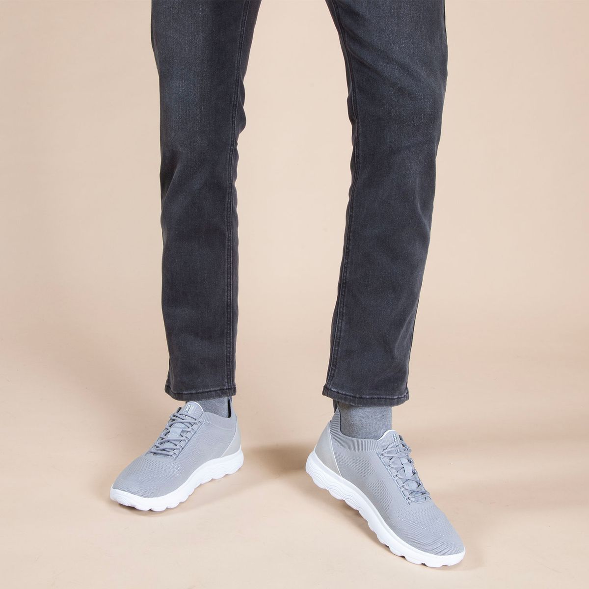 GEOX - Zapatilla Urbana Hombre Gris Geox