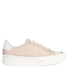 GEOX - Zapatilla Urbana Mujer Cuero Beige