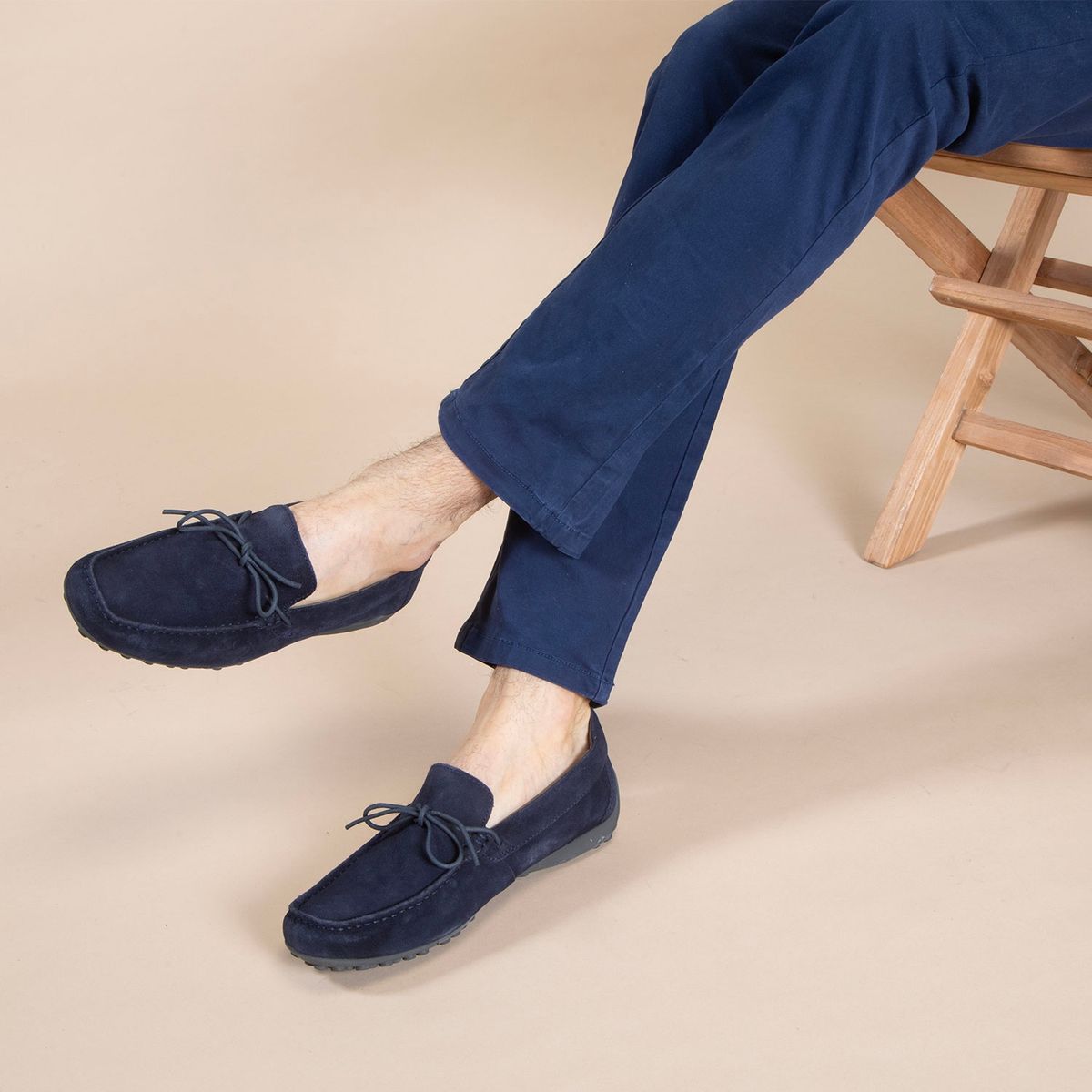 GEOX - Mocasín Hombre Azul Geox