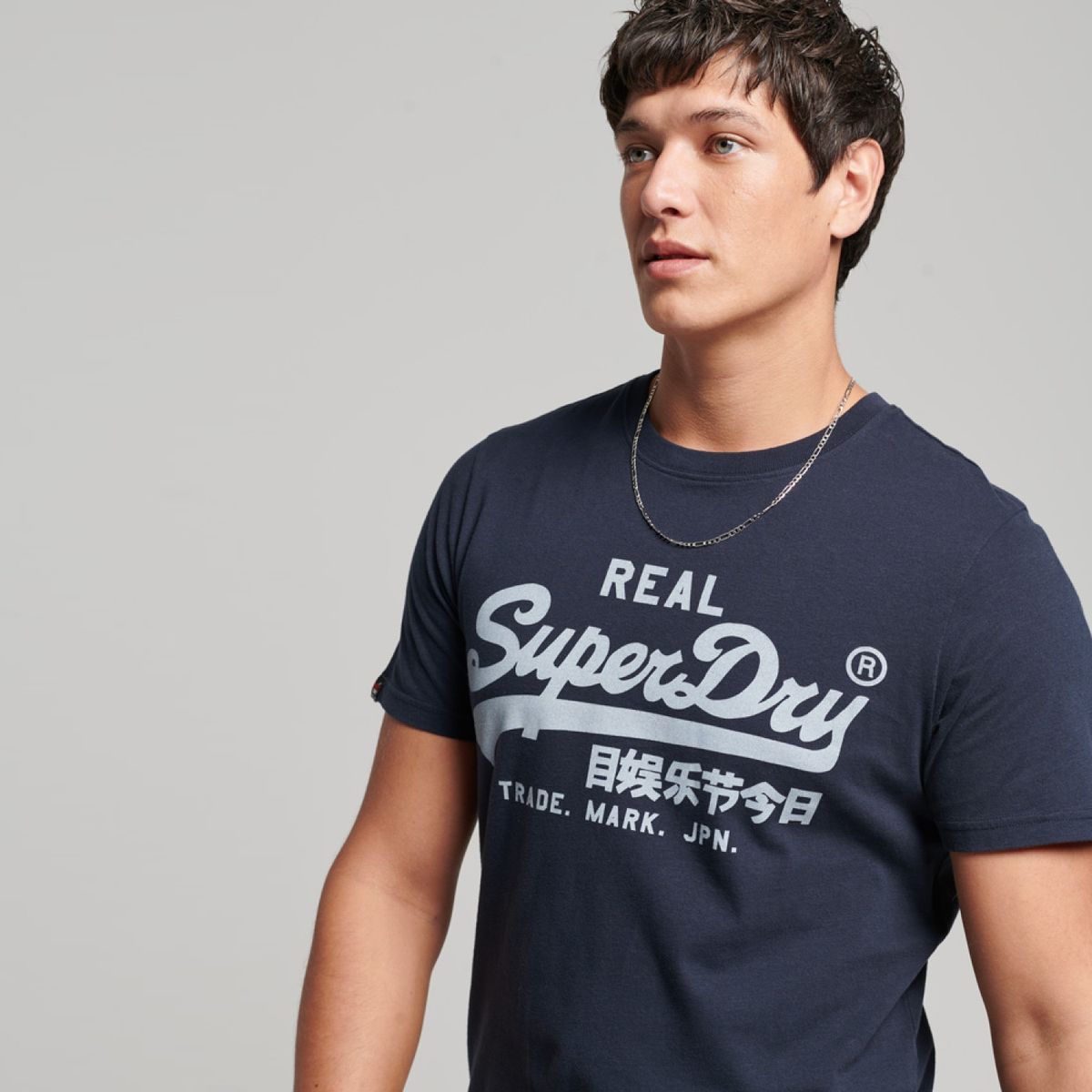 SUPERDRY - Polera Manga Corta Algodón Hombre Superdry