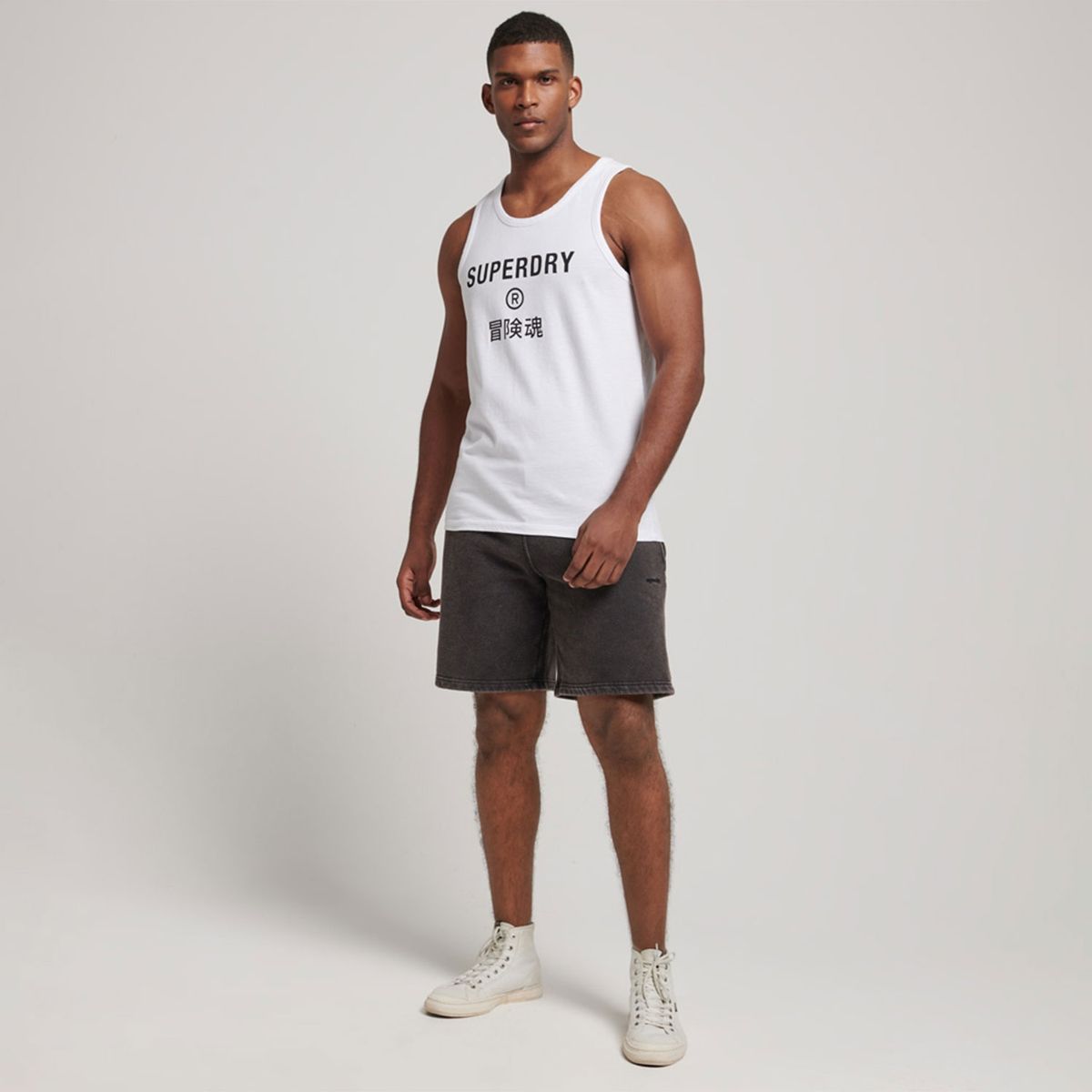 SUPERDRY - Polera Sin Mangas Algodón Hombre Superdry