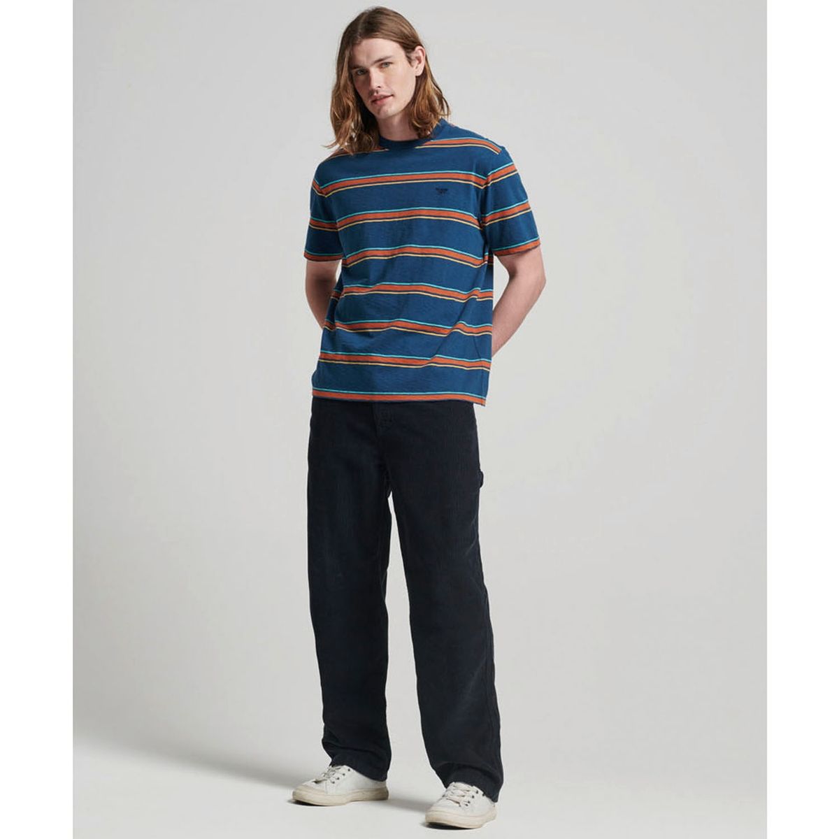 SUPERDRY - Polera Estampada Vintage Algodón Hombre Superdry