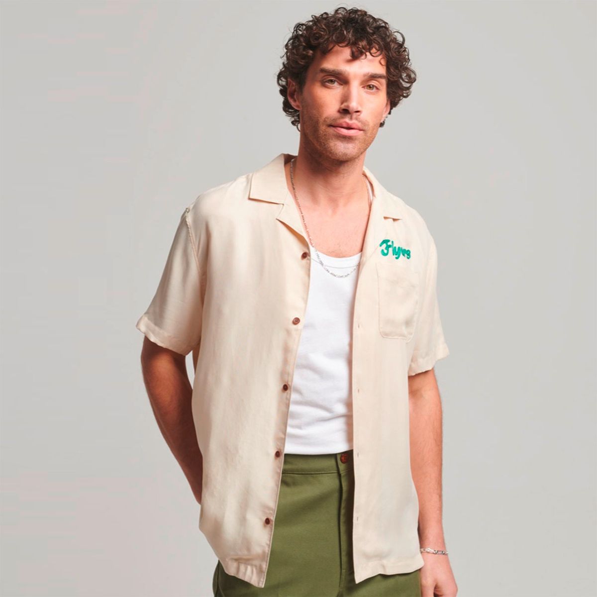 SUPERDRY - Camisa Manga Corta Vintange Bowling Hombre Superdry
