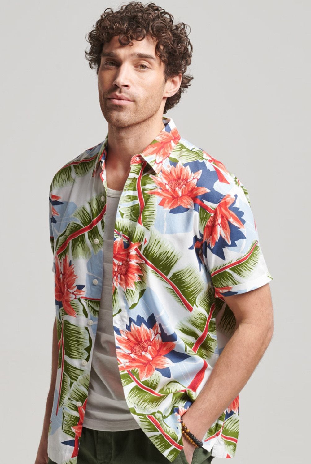 SUPERDRY - Guayabera Manga Corta Hombre Superdry