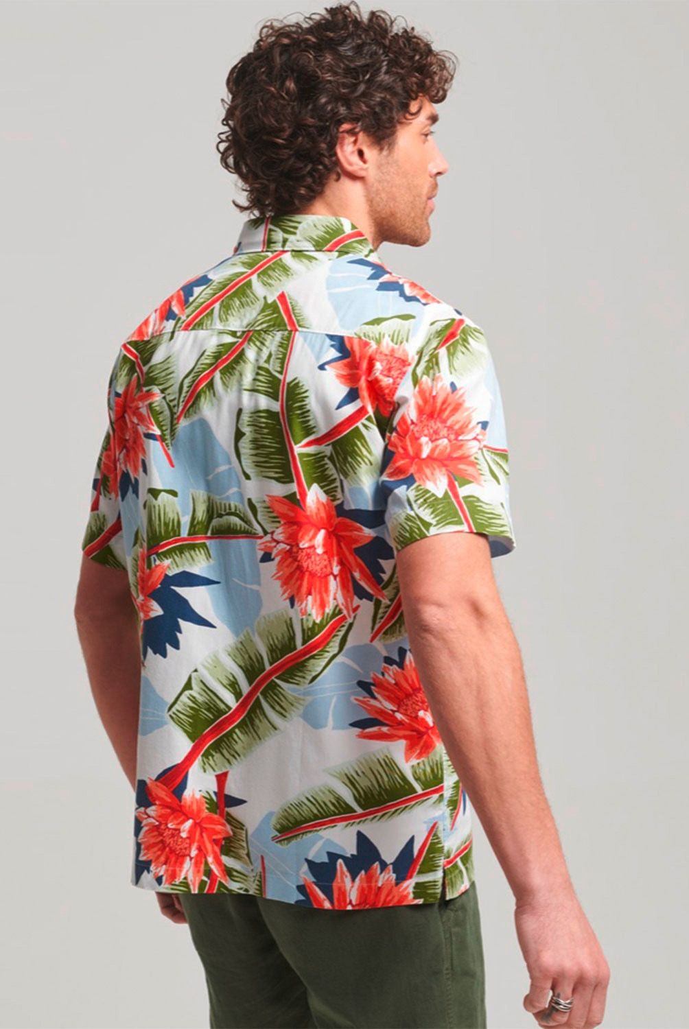 SUPERDRY - Guayabera Manga Corta Hombre Superdry