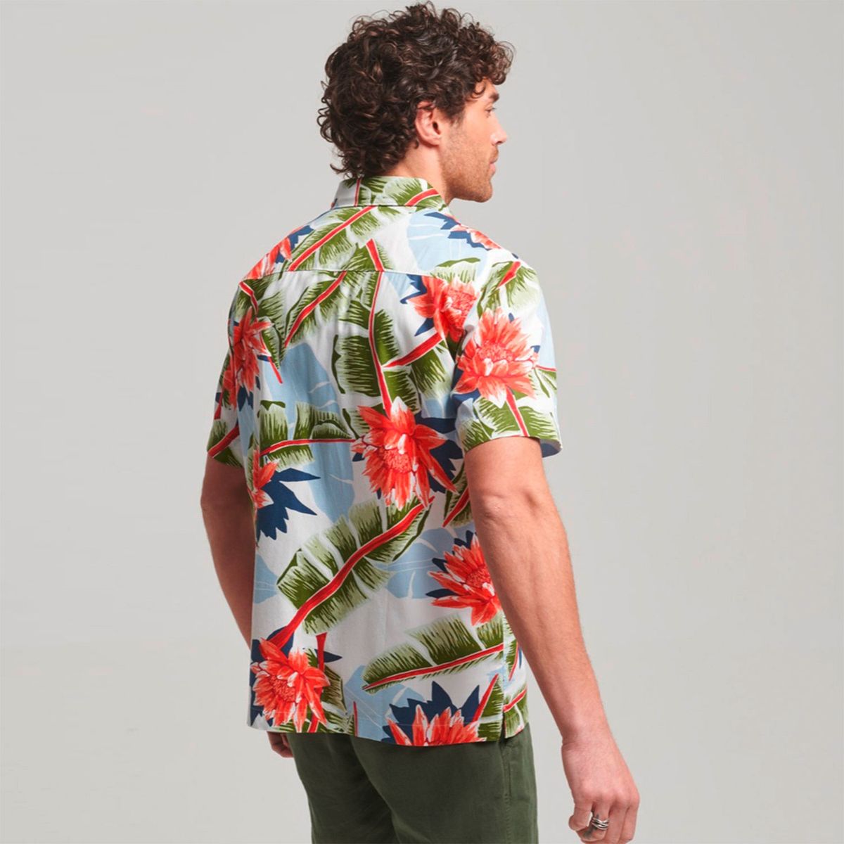 SUPERDRY - Guayabera Manga Corta Hombre Superdry