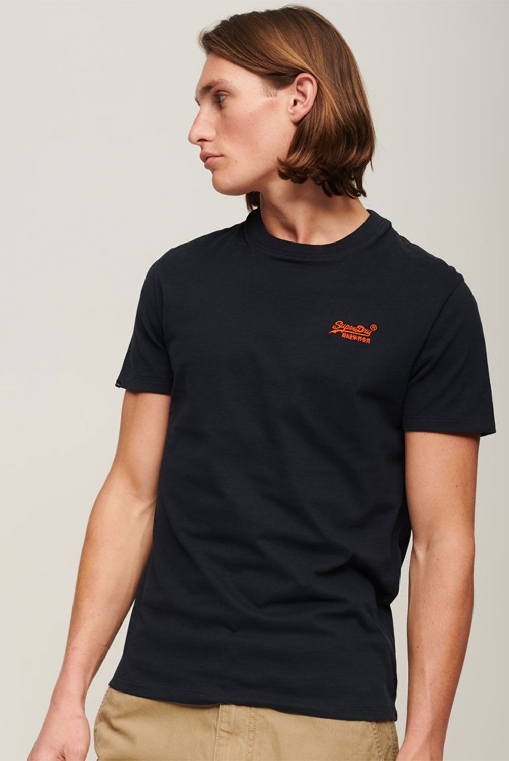 SUPERDRY - Polera Manga Corta Logo Algodón Hombre Superdry