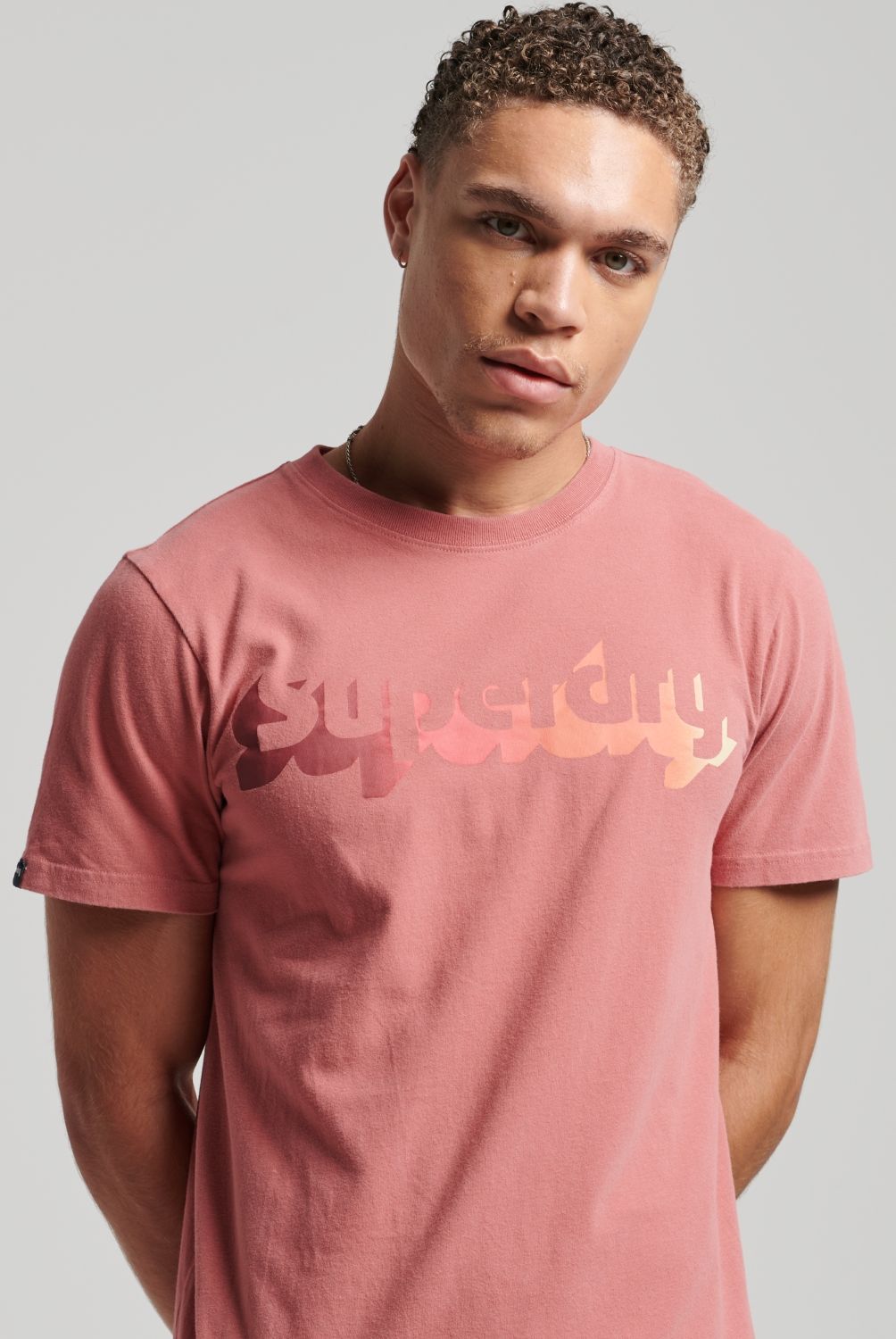 SUPERDRY - Polera Hombre Estampado Logo Superdry