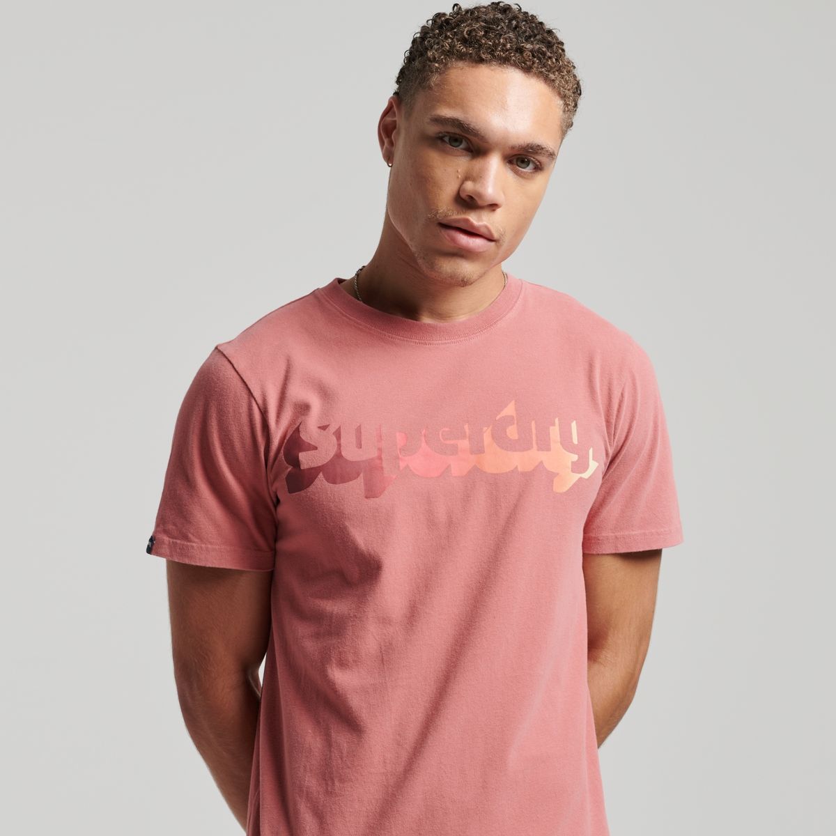 SUPERDRY - Polera Hombre Estampado Logo Superdry