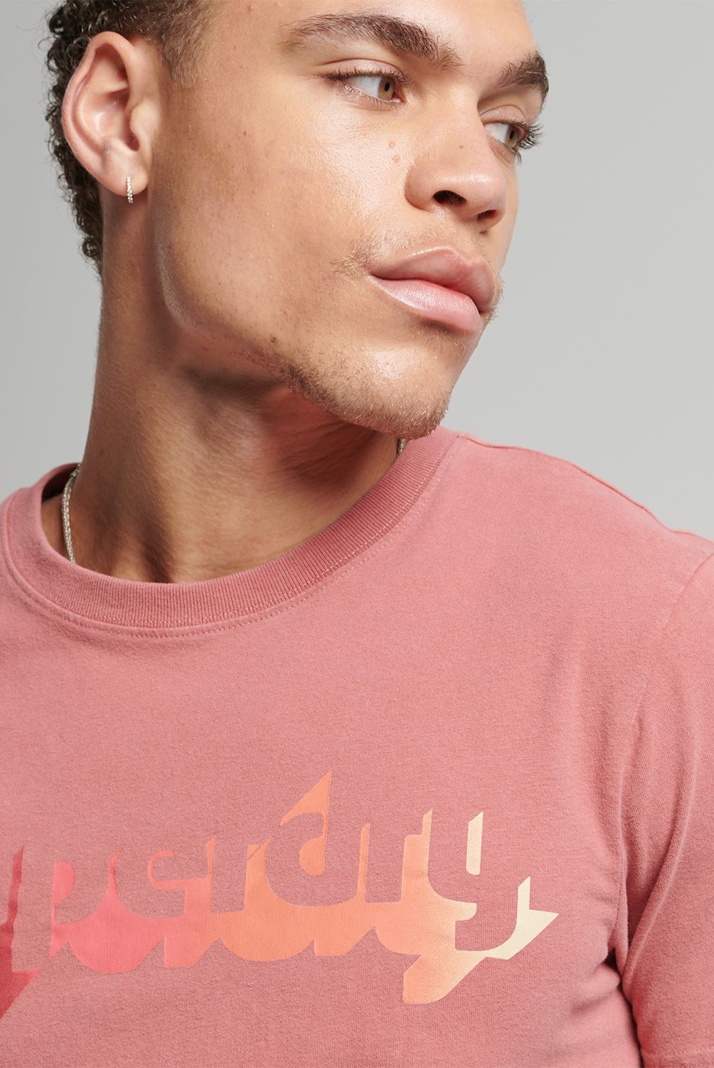 SUPERDRY - Polera Hombre Estampado Logo Superdry
