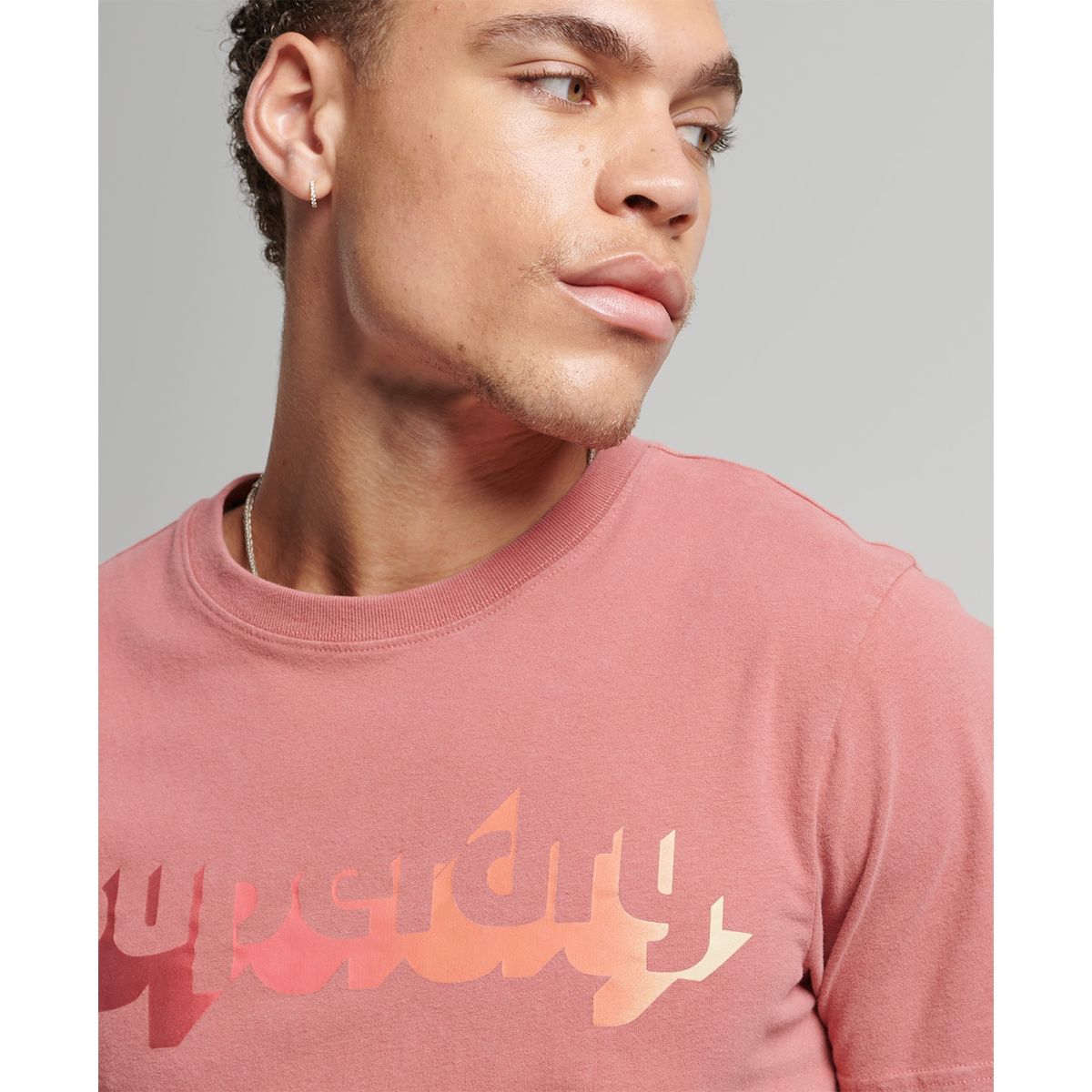 SUPERDRY - Polera Hombre Estampado Logo Superdry