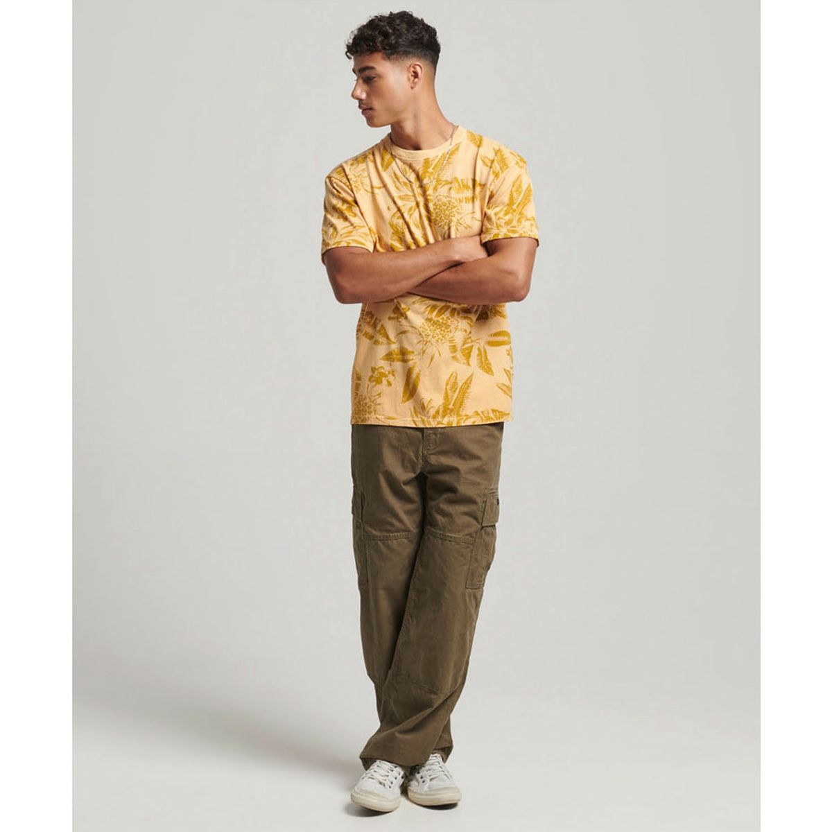 SUPERDRY - Polera Estampada Algodón Hombre Superdry