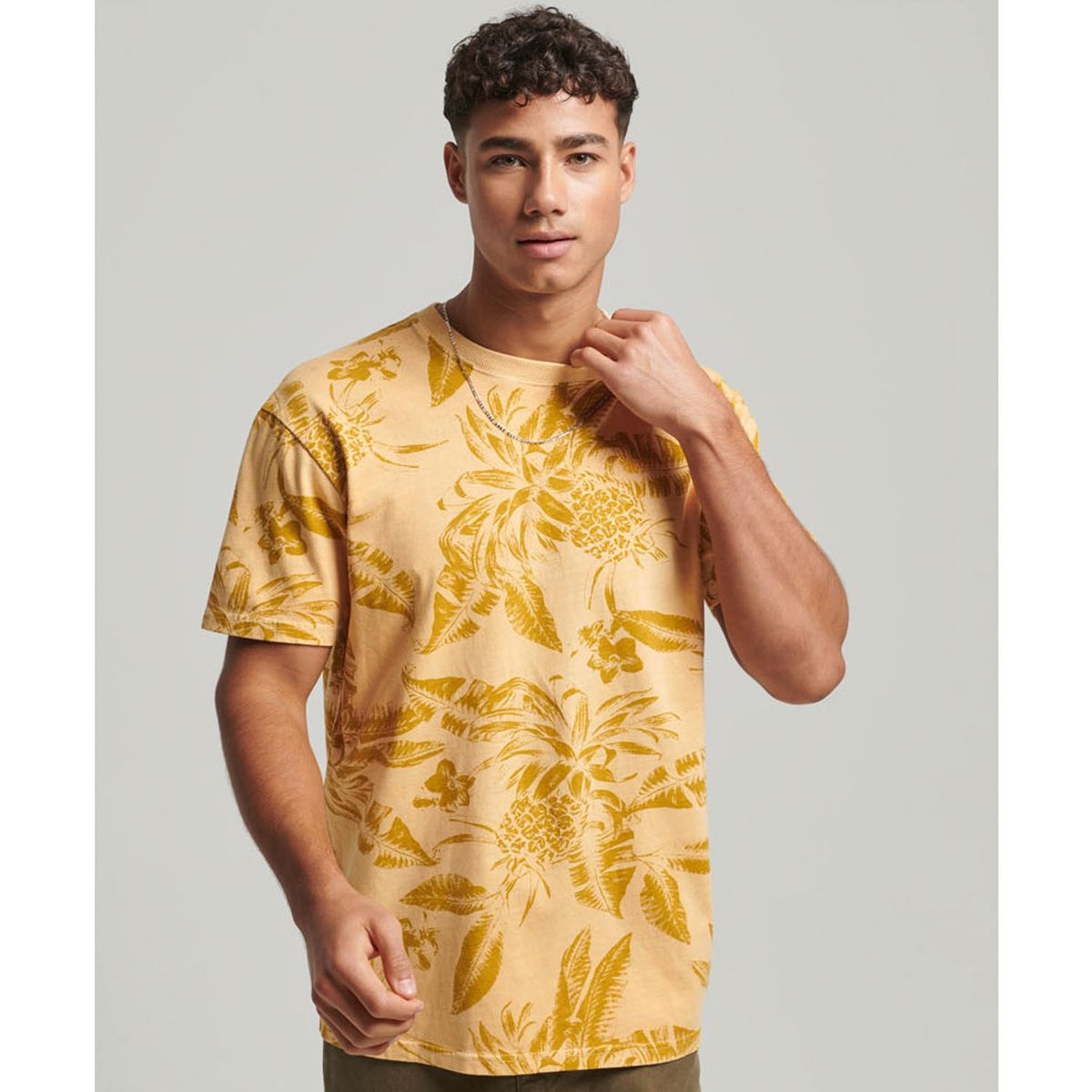 SUPERDRY - Polera Estampada Algodón Hombre Superdry