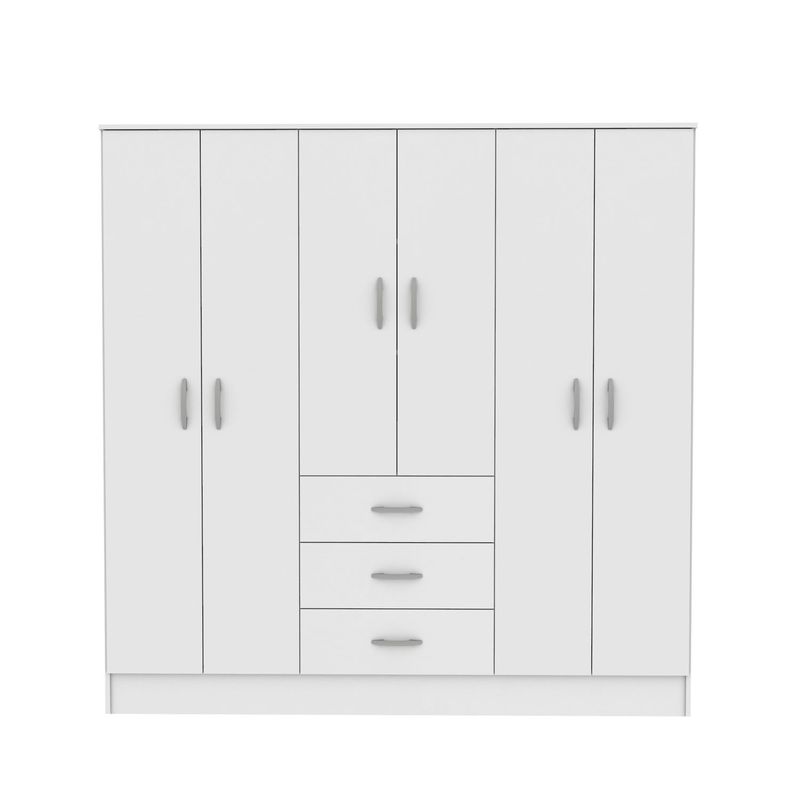 CIC - Clóset Maipo 6 Puertas 3 Cajones 180 cm Cic