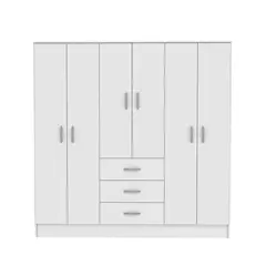 CIC - Clóset Maipo 6 Puertas 3 Cajones 180 cm