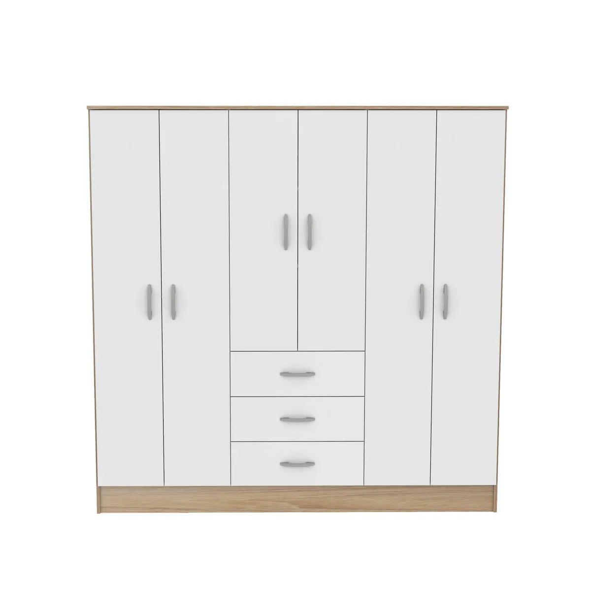 CIC - Clóset Maipo 6 Puertas 3 Cajones 180cm Cic