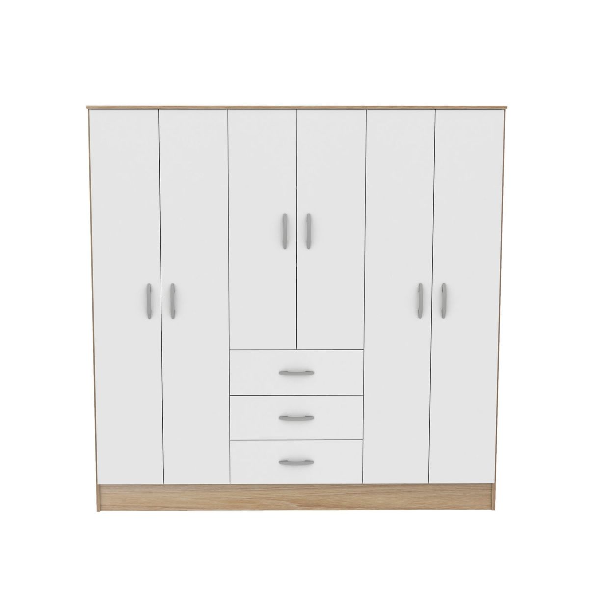 CIC - Clóset Maipo 6 Puertas 3 Cajones 180cm Cic