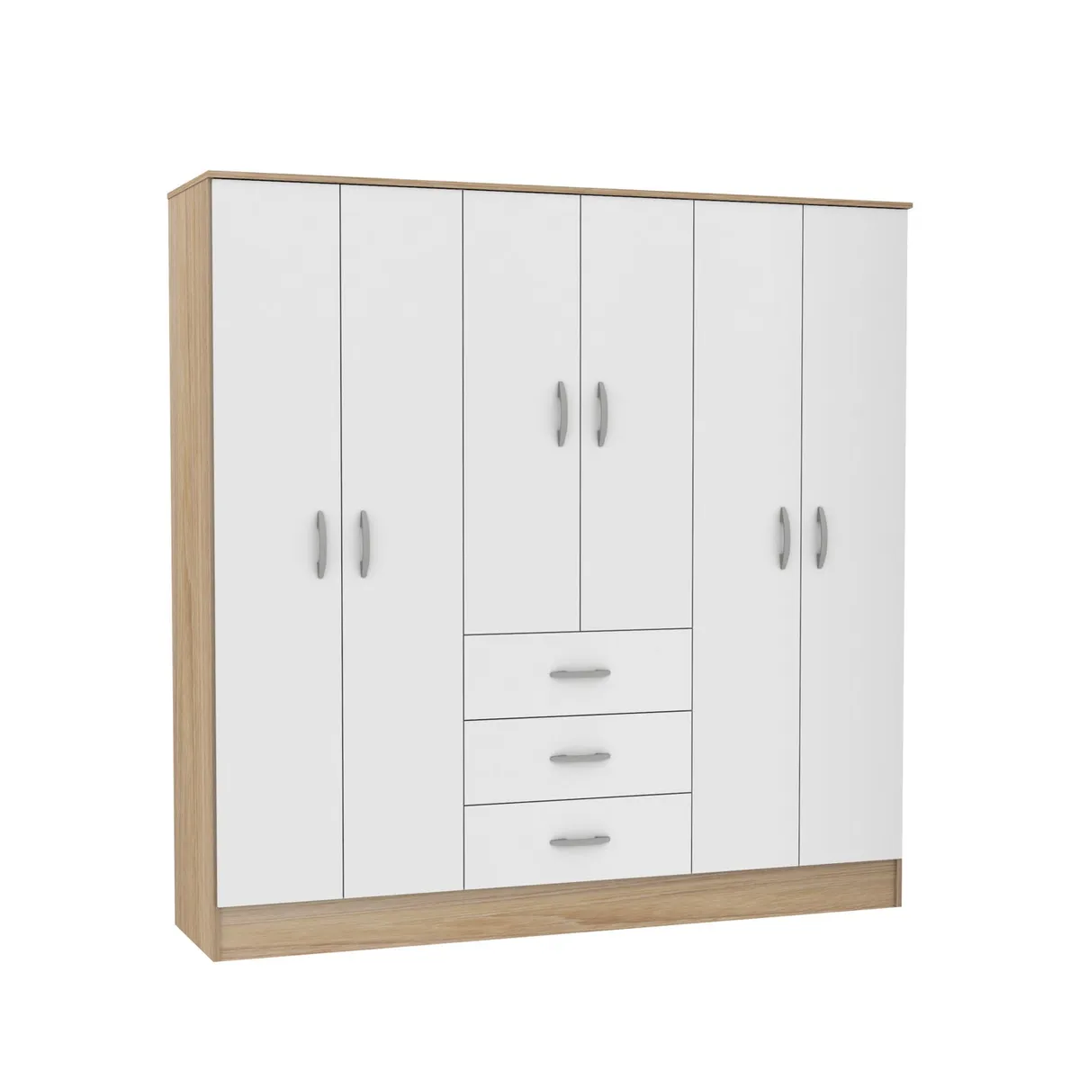 CIC - Clóset Maipo 6 Puertas 3 Cajones 180cm Cic