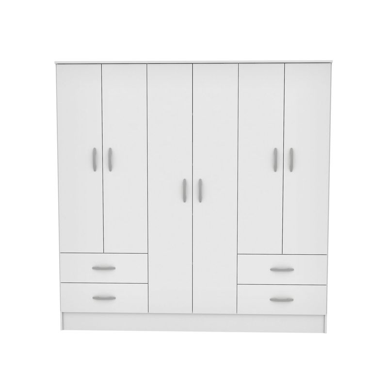 CIC - Clóset Maipo 6 Puertas 4 Cajones 180 Cm Cic