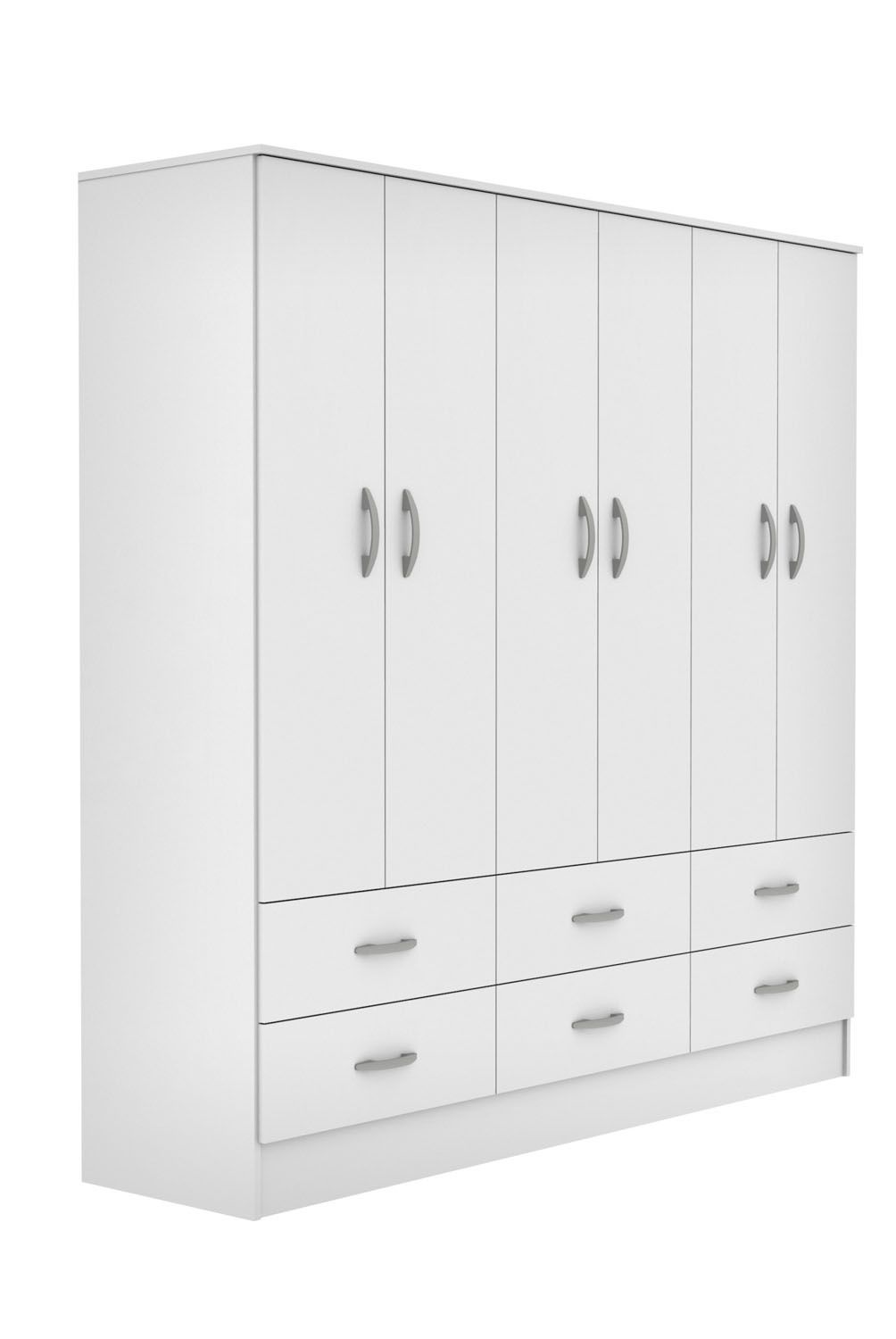 CIC - Clóset Maipo 6 Puertas 6 Cajones 180 cm Cic