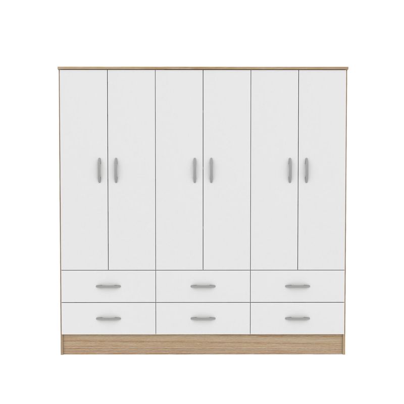 CIC - Clóset Maipo 6 Puertas 6 Cajones 180 cm Cic