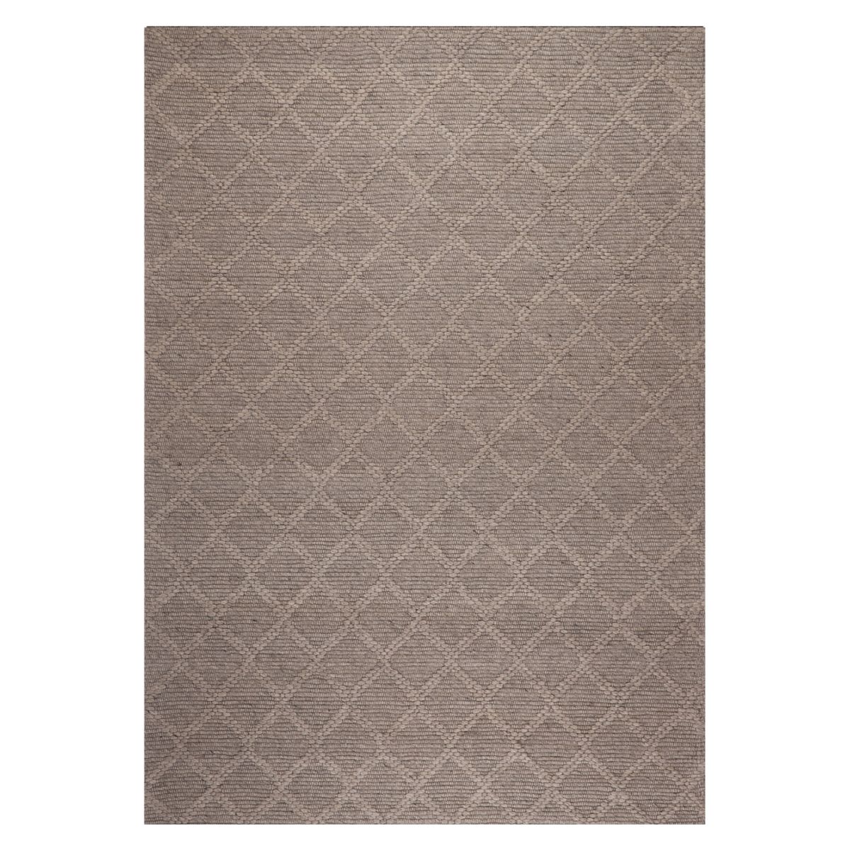 BASEMENT HOME - Alfombra Lana 190X290 Cm Estilo Moderno Gris Basement Home