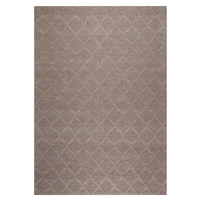 BASEMENT HOME - Alfombra Lana 190X290 Cm Estilo Moderno Gris Basement Home