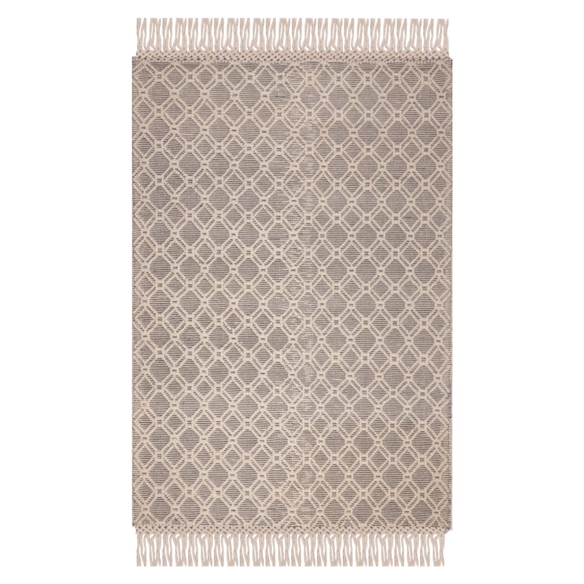 BASEMENT HOME - Handwoven Copenhague 160X230 Cm Wh/Bck Basement Home