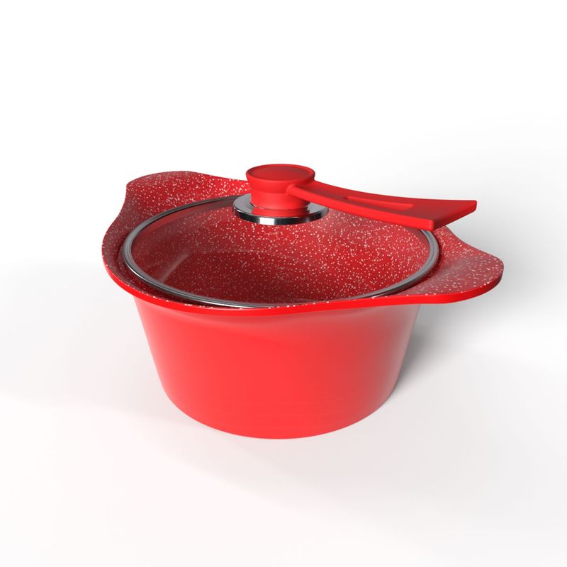 BOHLIER - Cacerola 20 cm Roja Bohlier