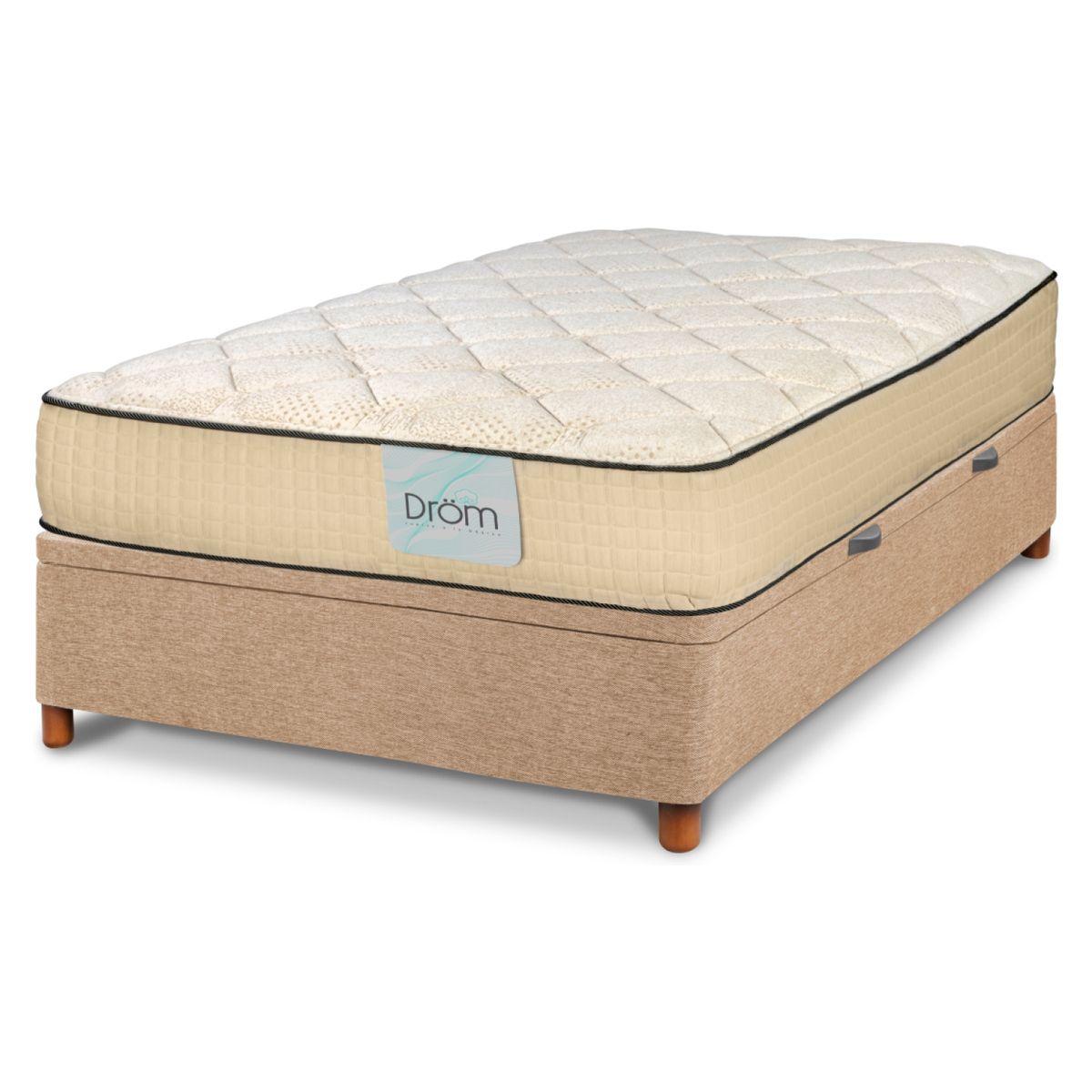DROM - Cama Baúl Beige Moln 1.5 Plaza 105X200 Drom