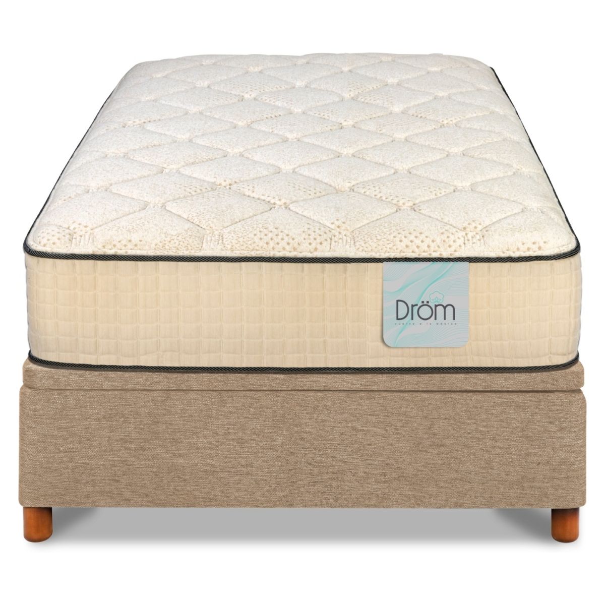 DROM - Cama Baúl Beige Moln 1.5 Plaza 105X200 Drom